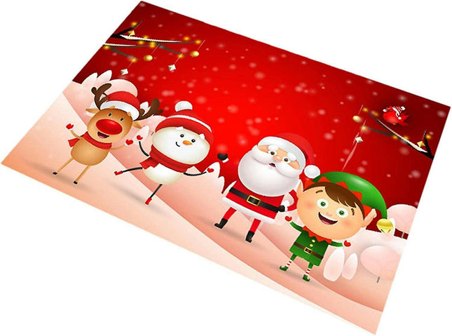 Plaid Kitchen Rug,Christmas Floor Mats | Kitchen Mat, Bath Rug Floor Door Mats Soft Runner Carpet For Home Decor