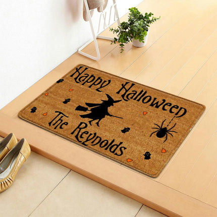 Halloween Door Mat Cartoon For Cat Pattern Bath Mats For Home Office Bedroom Bathroom Entrance Decoration