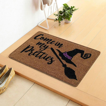 Halloween Door Mat Cartoon For Cat Pattern Bath Mats For Home Office Bedroom Bathroom Entrance Decoration