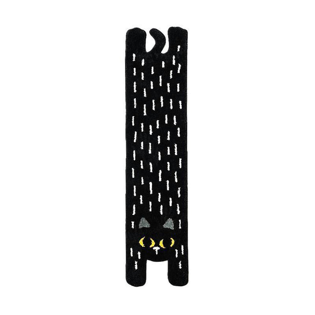 Cute Long Cat Rug Non Slip Bath Cat Mat, Bathroom Rug Absorbent Soft Mat For Bathroom Living Room And Bedside