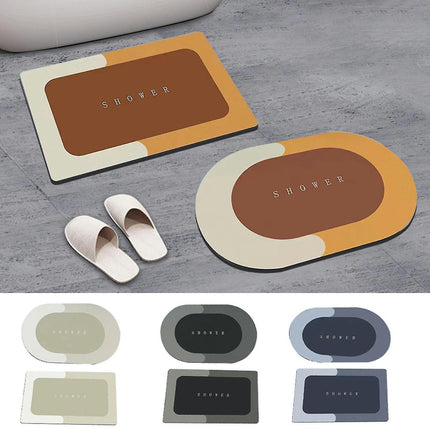 Home Floor Mat Super Absorbent Bath Mat Quick Drying Rug Mats Toilet Non slip Rug