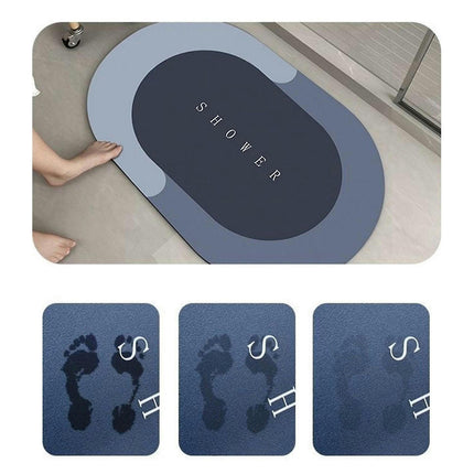 Home Floor Mat Super Absorbent Bath Mat Quick Drying Rug Mats Toilet Non slip Rug