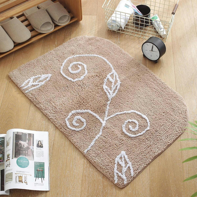 Bath Rugs Soft Bath Mats Microfiber Non Slip Bathroom Door Mat Carpet Bedroom Durable Living Room Kitchen Doormat  (19"31")