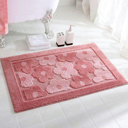Bath Rugs For Bathroom Extra Thick- Anti-slip Bath Mats Soft Plush Yarn Shaggy  Mat Living Room Bedroom Mat (16x24 Inches)