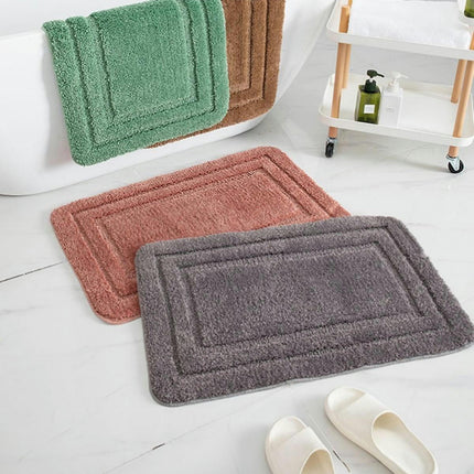 Extra Thick Bath Rugs For Bathroom - Anti-slip Bath Mats Soft Plush Yarn  Strong Mat Living Room Bedroom Mat Floor Water Absorben
