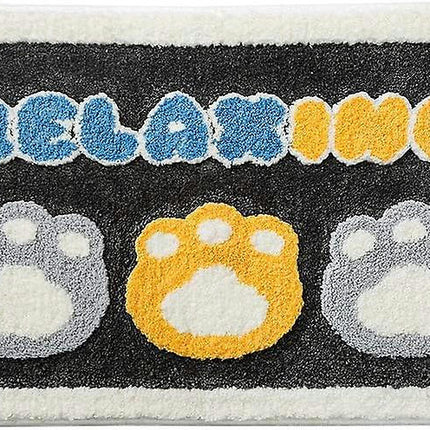 Cartoon Bath Mat Carpet Bedroom Bathroom Door Mat Living Room Footprint pattern Doormat