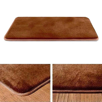 Soft Non Slip Bath Mat Absorbent Memory Foam Toilet Pedestal Bathroom Mat