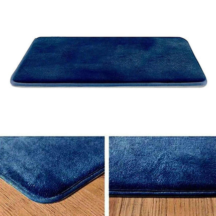 Soft Non Slip Bath Mat Absorbent Memory Foam Toilet Pedestal Bathroom Shower Rug Living Room Kitchen Floor Mat