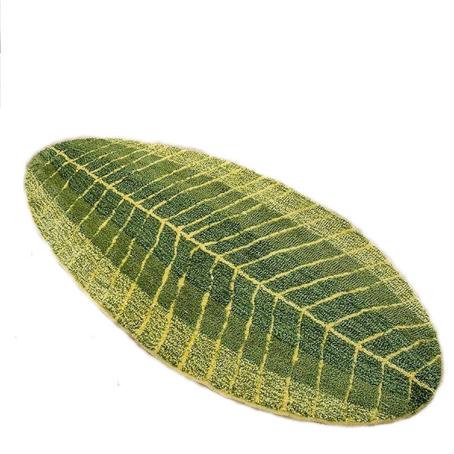 Green Leaf Soft Non-slip Bath Mat Bath Mat Shower Mat Doormat Carpet For Bathroom Kitchen Living Room Bedroom