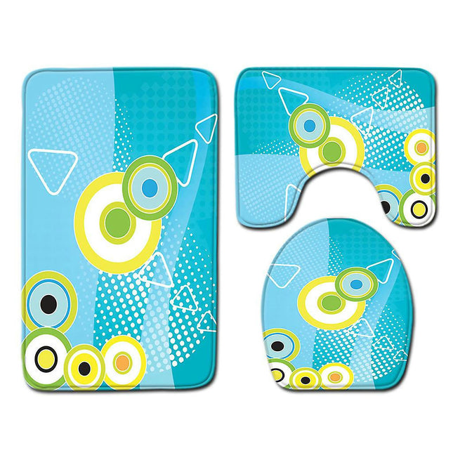 Bathroom Bath Mat Set Of 3 For Home Bathroom Washing Room Decoration Mats Sets