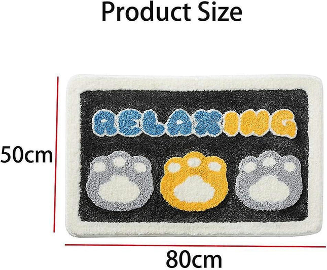 Cartoon Bath Mat Carpet Bathroom Door Mat Living Room Entrance Mat