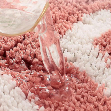 Peach Bath Mat Funny Cute Bath Mat Non-slip Washable Foot Mat Doormat For Bathroom Bedroom Kitchen Living Room