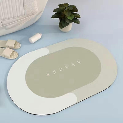 Super Absorbent Home Bath Mat Carpet Non-slip Bathroom Kitchen Floor Mats Home Living Room Entrance