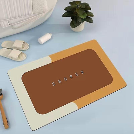 Super Absorbent Home Bath Mat Carpet Non-slip Bathroom Kitchen Floor Mats Home Living Room Entrance