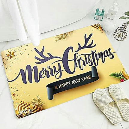 Soft Velvet Bath Mat, Anti-slip Absorbent Bathroom Mat, Comfortable Bathroom Mat For Living Room Bed