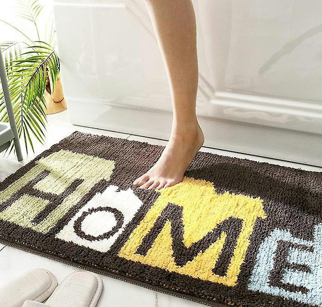 Bath Mat Love Home Bathroom Floor Mat  Super Absorbent Home Bath Mat Carpet 45*65cm