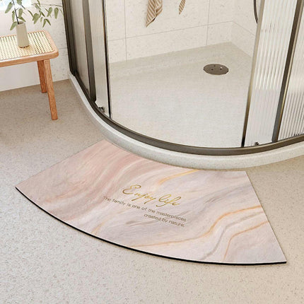 Bath Mat -45x75cm Innovative Bathroom Runner Rug Mat,super Absorbent Quick Dry Rubber Backed Dirt Resistant Bath Rugs Mats