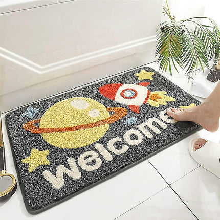 Soft Cozy Cartoon Bath Rugs Living Room Mat Bath Mats Non Slip Cute Door Mat Bathroom