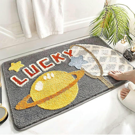 Soft Cozy Cartoon Living Room Mat Bath Mats Non Slip Cute Door Mat Bathroom