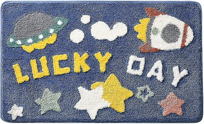 Cute Cartoon Bath Rugs Living Room Mat Soft Cozy Non-Slip Door Mat