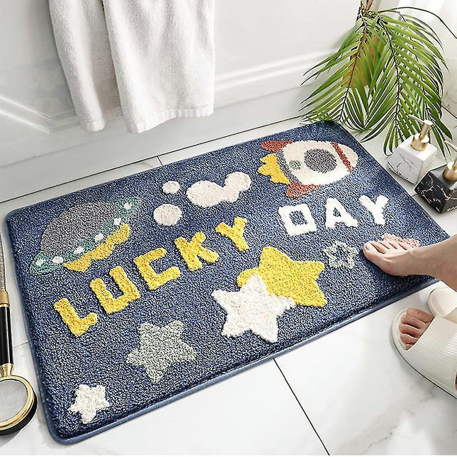 Cute Cartoon Bath Rugs Living Room Mat Soft Cozy Non-Slip Door Mat