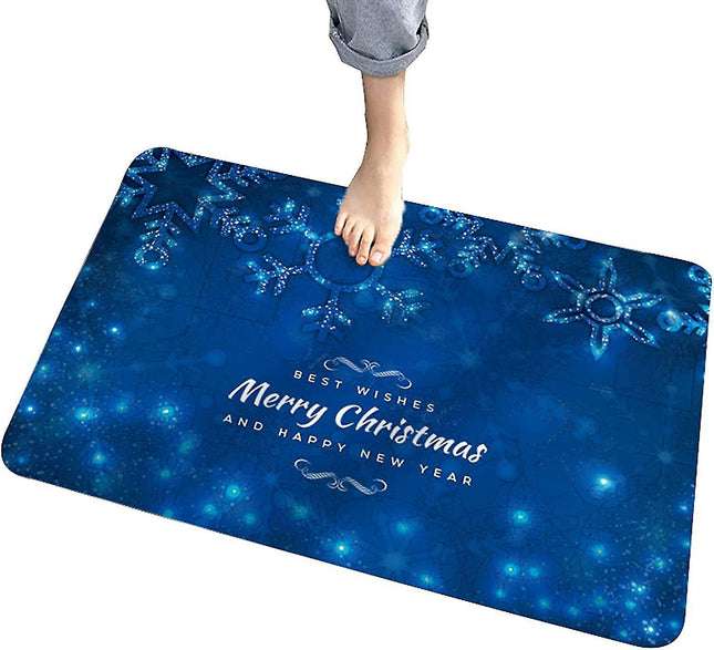 Velvet Soft Bath Mat, Anti-slip Absorbent Bathroom Mat, Comfortable Bathroom Mat For Living