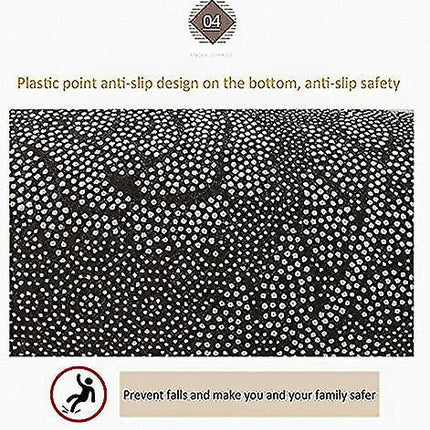 Soft Velvet Bath Mat, Anti-slip Absorbent Bathroom Mat, Comfortable Bathroom Mat For Living