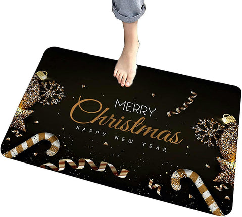 Soft Velvet Bath Mat, Anti-slip Absorbent,Comfortable Bathroom Mat For Living
