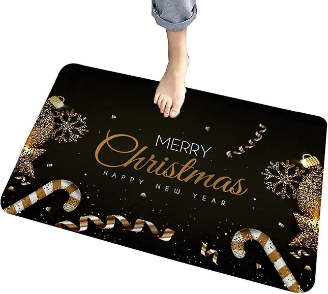Soft Velvet Bath Mat, Anti-slip Absorbent,Comfortable Bathroom Mat For Living