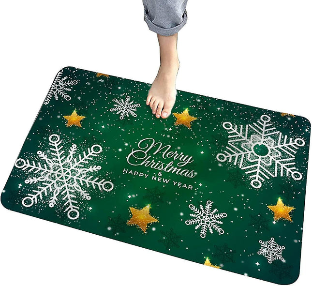 Soft Velvet Bath Mat,Comfortable Anti slip Absorbent Bathroom Mat,For Home Bathroom