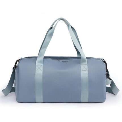 Sports Gym Bag for Women or Men Travel Duffel Bag with Wet Pocket and Shoes Compartment for Training Swim Yoga
