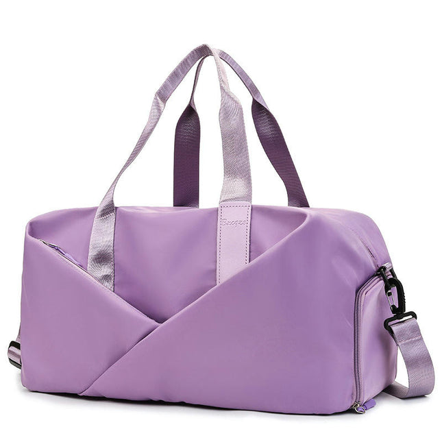 Sports Gym Bag with Wet Bag and Shoe CompartmentLarge Capacity Lightweight Handheld Crossbody Travel Bag