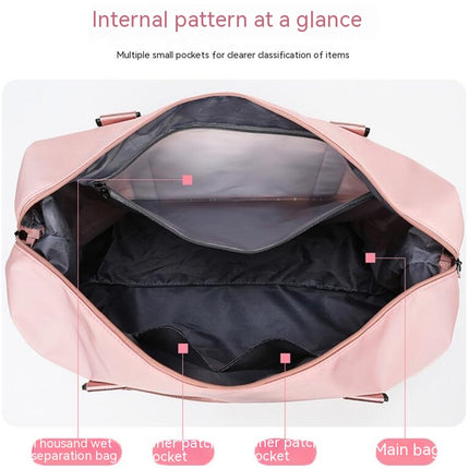 Travel Bag Tote Luggage Under Airplane Seat Bag Handbag Gym Bag Vacation Shopping Hiking Travel