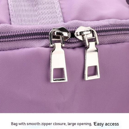 Travel Duffel Bag for Women & Men - with Shoe and Wet Clothes Compartment Multipurpose Weekender Carry On Overnight Backpack