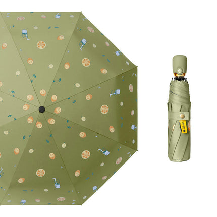 UV Umbrella Compact Folding Travel Umbrella for Windproof, Rainproof UV Protection Umbrella