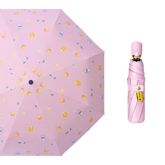 UV Umbrella Compact Folding Travel Umbrella for Windproof, Rainproof UV Protection Umbrella