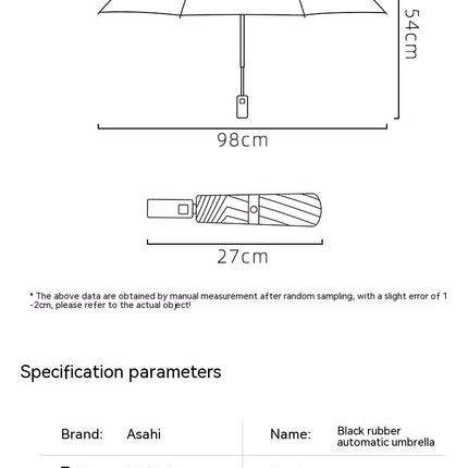 UV Umbrella Compact Folding Travel Umbrella for Windproof, Rainproof UV Protection Umbrella