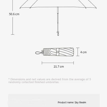Travel Umbrella Lightweight Small Compact Sun&Rain Waterproof Parasol with UV Protection