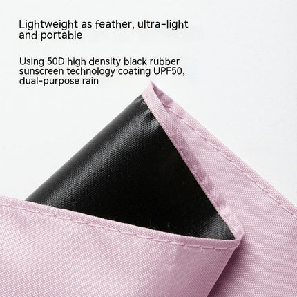 Travel Umbrella Lightweight Small Compact Sun&Rain Waterproof Parasol with UV Protection