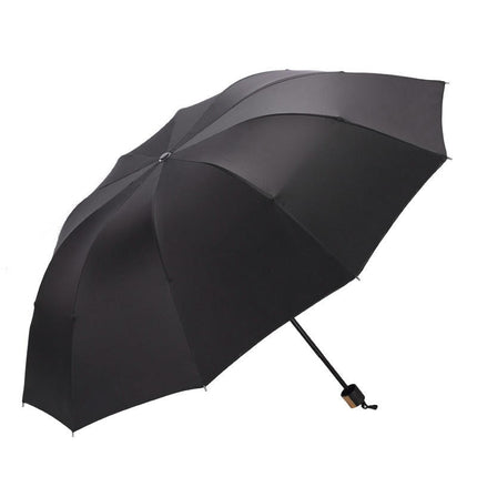 Compact Travel Folding Umbrella Waterproof,Rain/Sun UV Protection Men's Large Umbrella