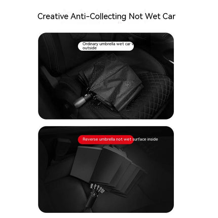 Protection Sun Compact Windproof Reverse Umbrella Folding Inverted Car Travel Umbrella