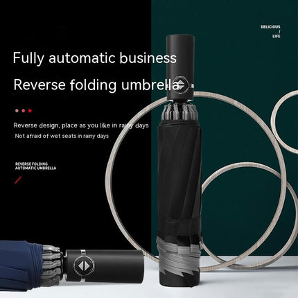 Protection Sun Compact Windproof Reverse Umbrella Folding Inverted Car Travel Umbrella
