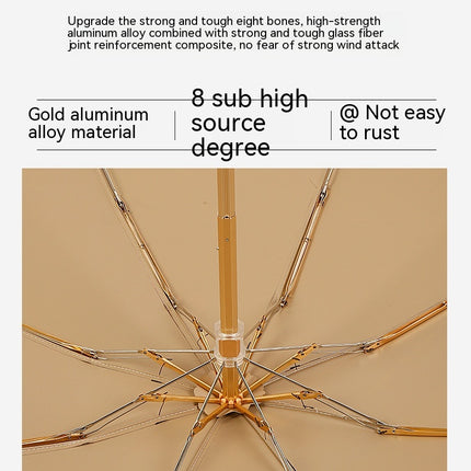 Mini Travel Umbrella Sun&Rain Lightweight Small for Pocket Parasol  UV Protection Travel Umbrella