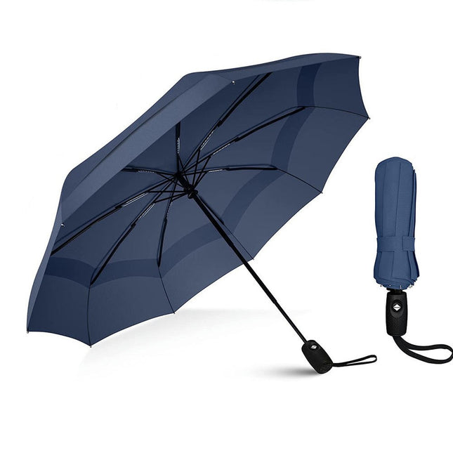 Windproof Travel Umbrellas for Rain Portable Folding Wind Resistant Large Womens Mens Umbrella