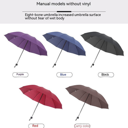 Windproof Umbrella, Wind Resistant Compact Travel Folding Umbrellas umbrella for Men Women