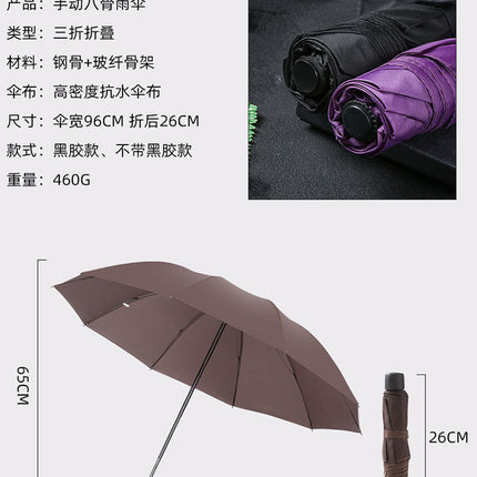 Windproof Umbrella, Wind Resistant Compact Travel Folding Umbrellas umbrella for Men Women