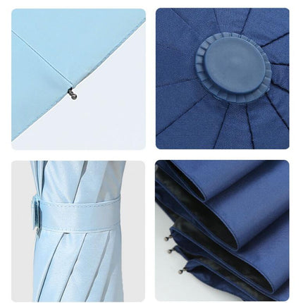 Windproof Lightweight Folding Portable Sun and Rain Umbrellas for Women Men UV Umbrella