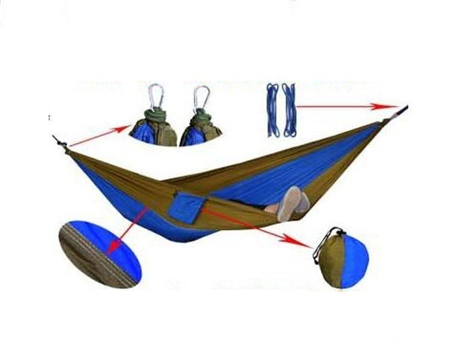Camping Hammock-Camping Essentials Portable Hammock with Tree Strap for Outdoor Hiking and Traveling