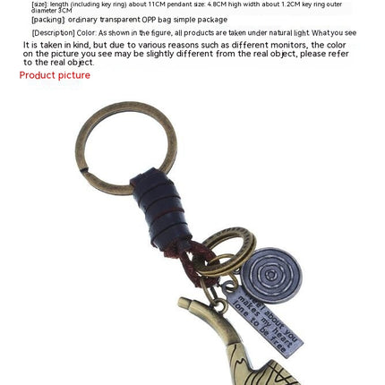 Keychains for Women Men Genuine Leather Key Holder Car Keychains package Key Chain