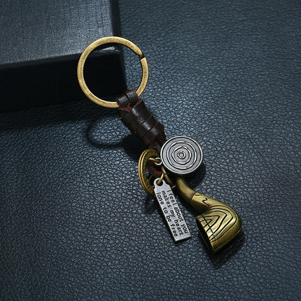Keychains for Women Men Genuine Leather Key Holder Car Keychains package Key Chain